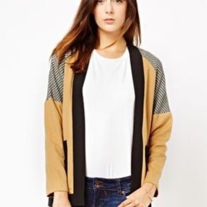 ASOS Mixed Media Patchwork Cardigan
